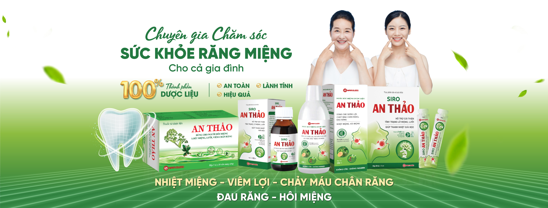 Nước súc miệng Dược liệu An Thảo cho bà bầu